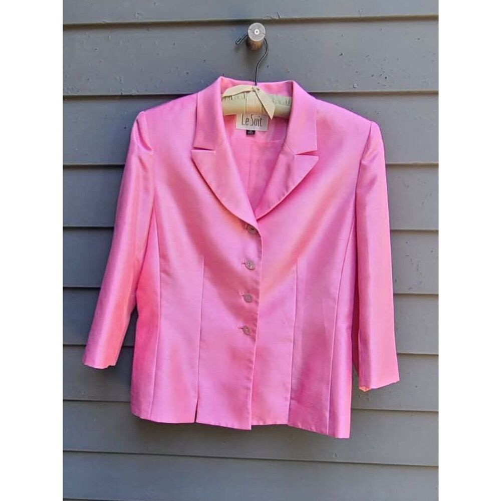 Le Suit Pink Skirt Suit size 10 - Picture 11 of 11
